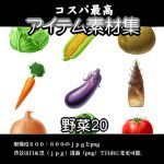 「コスパ最高アイテム素材集 野菜20」(安田画房)
