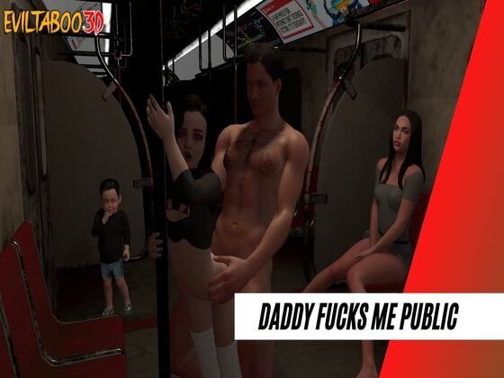 Daddy Fucks Me Public