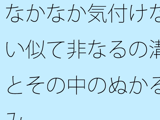 なかなか気付けない似て非なるの溝とその中のぬかるみ