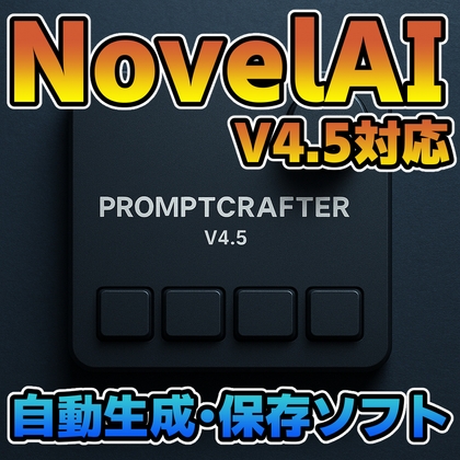 【NovelAI V4.5対応・自動化ソフト】PromptCrafter V4.5