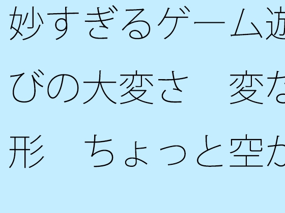 妙すぎるゲーム遊びの大変さ 変な形 ちょっと空から俯瞰して見ると違うのか・・