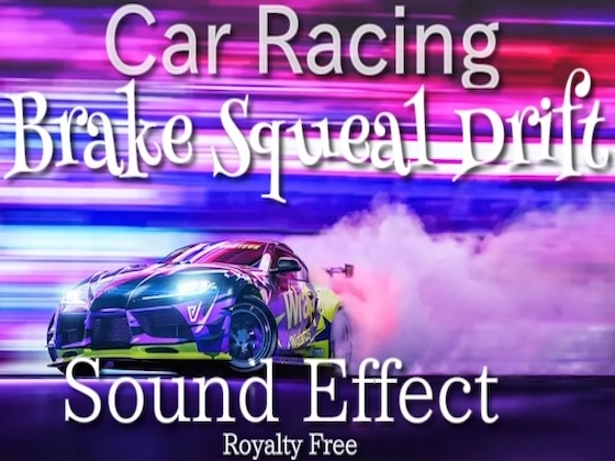 車 レース ブレーキ スキール 効果音 03 / 急ブレーキ ドリフトし始め等にも！