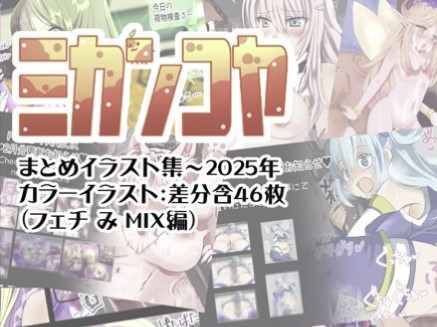 ミカンコヤ まとめイラスト集~2025 フェチミミックス編