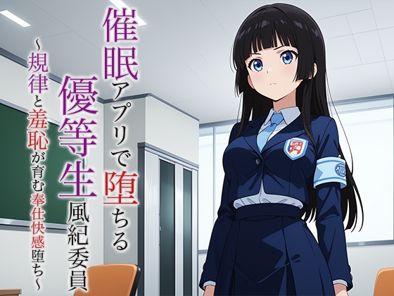催○アプリで堕ちる優等生風紀委員 ~規律と羞恥が育む奉仕快感堕ち~