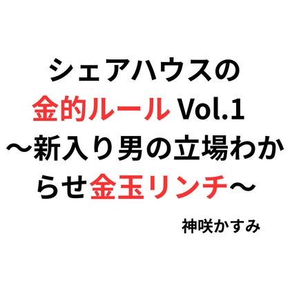シェアハウスの金的ルール Vol.1   ～新入り男の立場わからせ金玉リンチ～