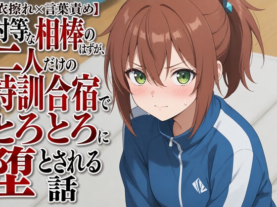 【衣擦れ×言葉責め】対等な相棒のはずが、二人だけの特訓合宿でとろとろに堕とされる話