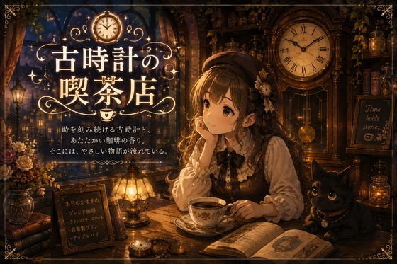 古時計の喫茶店