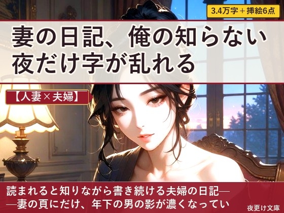 【人妻×夫婦】妻の日記、俺の知らない夜だけ字が乱れる