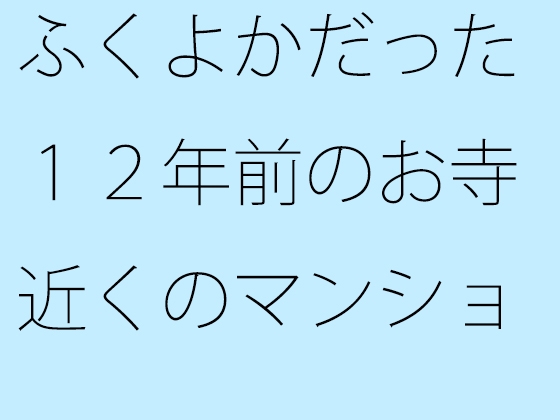 ふくよかだった12年前のお寺近くのマンション