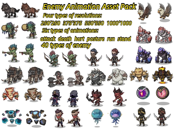 Enemy Animation Asset Pack1