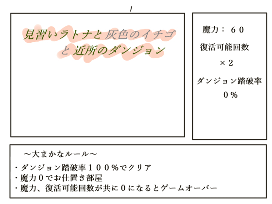 見習いラトナと灰色のイチゴと近所の洞窟