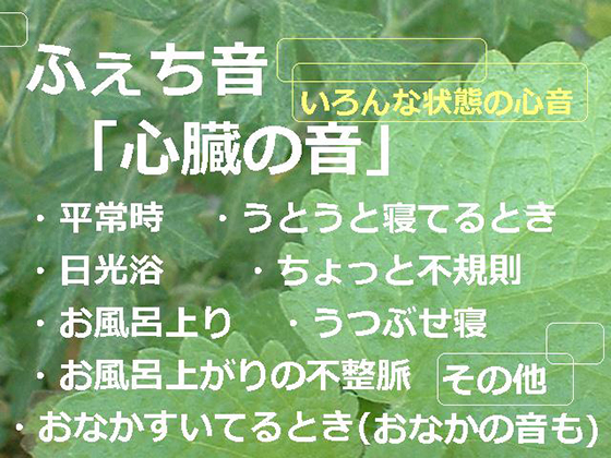 ふぇち音「心臓の音」いろんな状態の心音