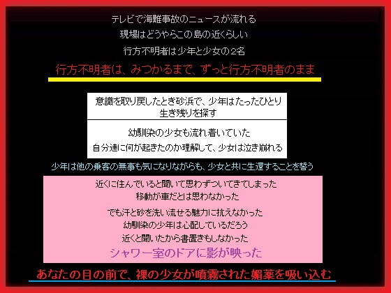 あなたの島へ流れ着いた男女