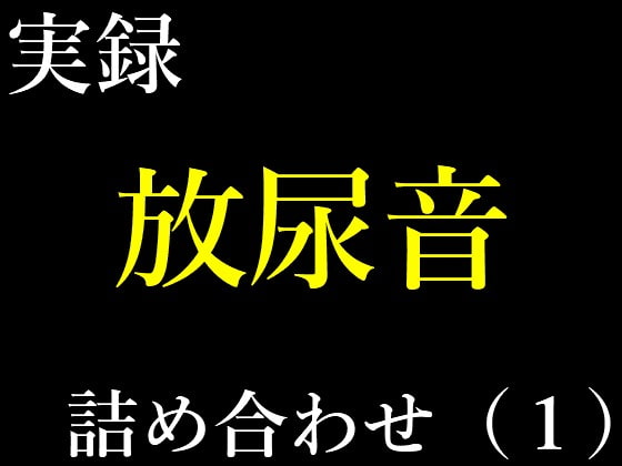 実録放尿音10種詰め合わせ(1)