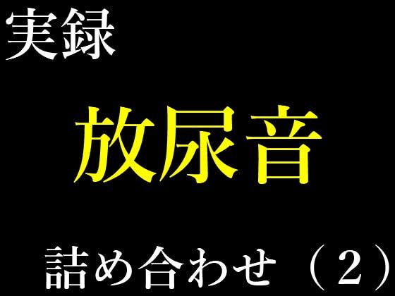 実録放尿音10種詰め合わせ(2)